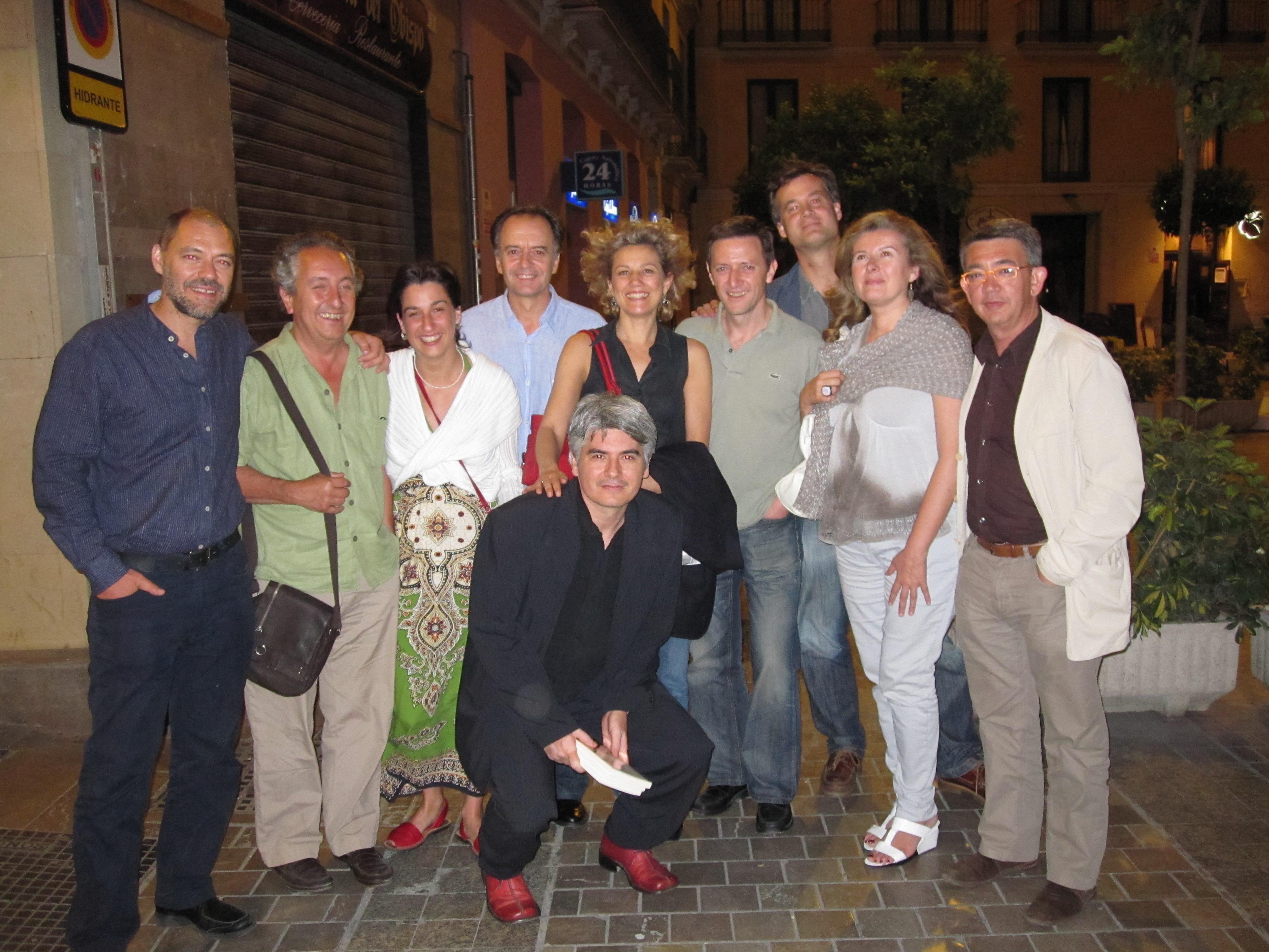 Escritores y amigos, junio 2009