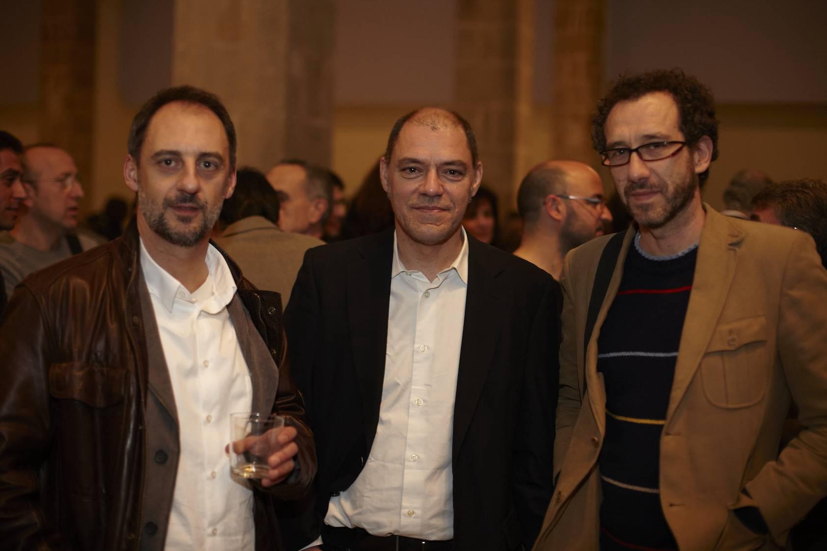 Con Ricardo Menéndez Salmón y Antonio Orejudo 