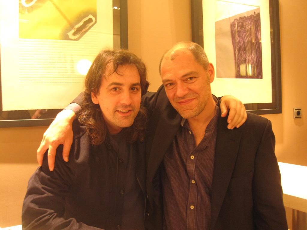 Con Isaki Lacuesta. Marzo 2011